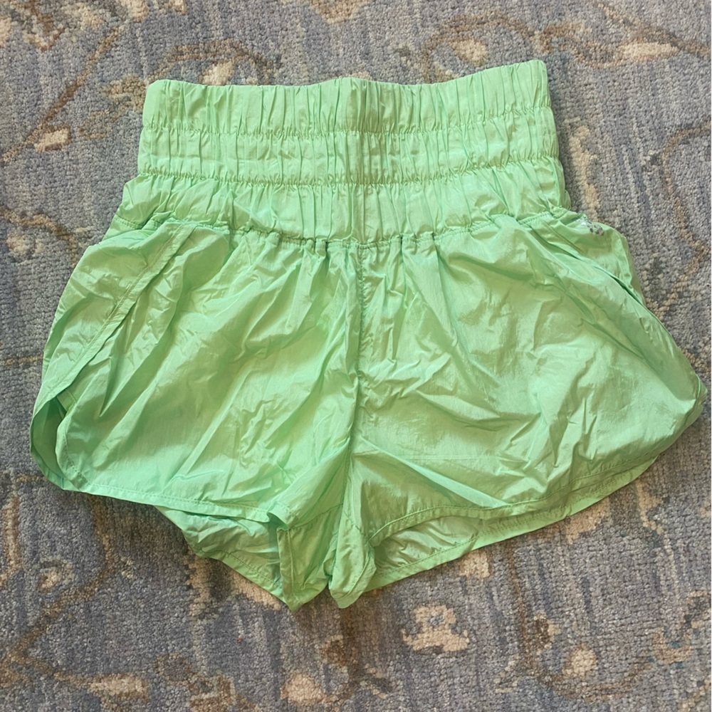 Free People Movement The Way Home Shorts Small Green